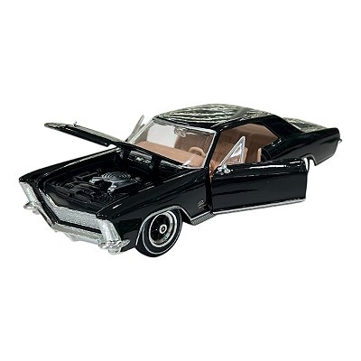 Miniatura Buick Riviera 1965 Preto Maisto 1:24