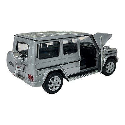 Miniatura Mercedes Benz G500 Prata Welly 1:24