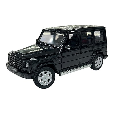 Miniatura Mercedes Benz G500 Preto Welly 1:24