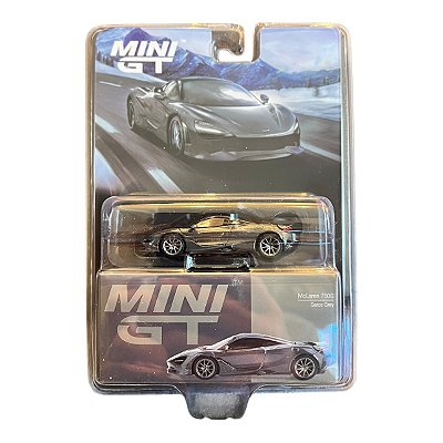 Miniatura MiniGT McLaren 750S Saros Grey #815 1:64