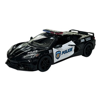 Miniatura Chevrolet Corvette Policia Edition 1:36