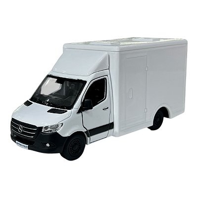 Miniatura Mercedes Benz Sprinter Bau Branco 1:48