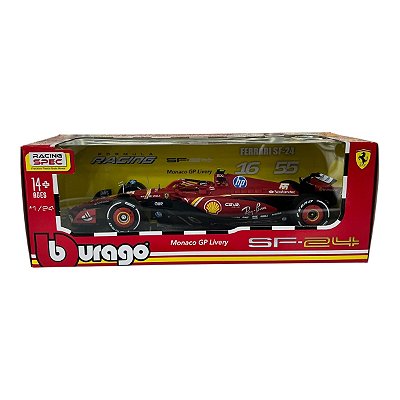 Miniatura Fórmula 1 F1 Ferrari SF24 Carlos Sainz 55 1:24