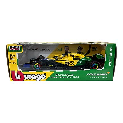 Miniatura Fórmula 1 F1 Mclaren MCL38 Oscar Piastri 81 1:24