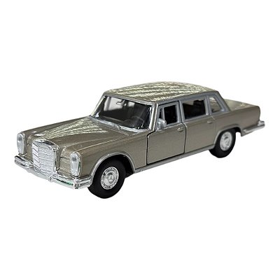 Miniatura Mercedes Benz 600 Clássico Dourado 1:38