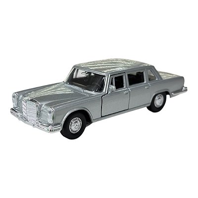 Miniatura Mercedes Benz 600 Clássico Prata 1:38