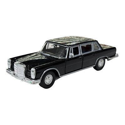 Miniatura Mercedes Benz 600 Clássico Preto 1:38