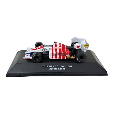 Miniatura Fórmula 1 Ayrton Senna Toleman TG184 Portugal 1:43
