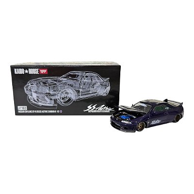 Miniatura MiniGT Kaido House Nissan Skyline GTR #163 1:64