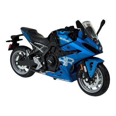 Miniatura Moto Suzuki GSX 8R Azul Maisto 1:18