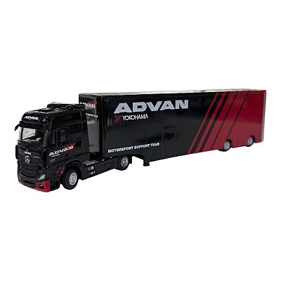 Miniatura MiniGT Caminhão Mercedes Benz Actros Advan 1:64