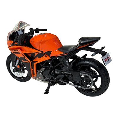 Miniatura Moto KTM RC390 Laranja Maisto 1:18