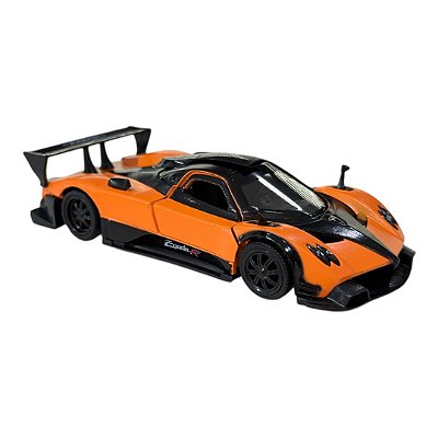 Miniatura Pagani Zonda R Laranja RMZ Metal 1:36