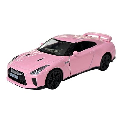 Miniatura Nissan GTR R35 Rosa RMZ Metal 1:36