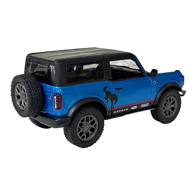 Miniatura Ford Bronco Azul Kinsmart Metal 1:34