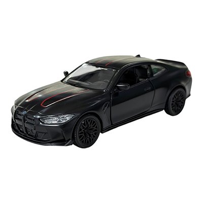 Miniatura BMW M4 CSL Preto RMZ Metal 1:36