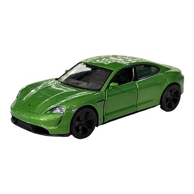 Miniatura Porsche Taycan Turbo S Verde RMZ Metal 1:36