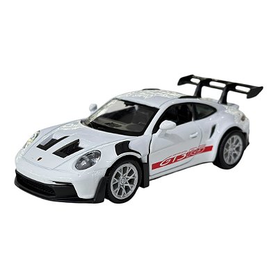 Miniatura Porsche 911 GT3 RS Branco RMZ Metal 1:36