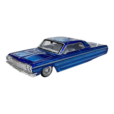 Miniatura Chevrolet Impala SS Azul Maisto Metal 1:24