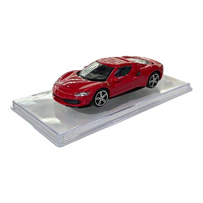 Miniatura Ferrari 296 GTB com Acrílico 1:43