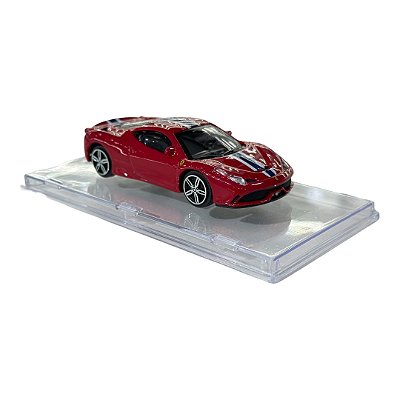 Miniatura Ferrari 458 Speciale com Acrílico 1:43