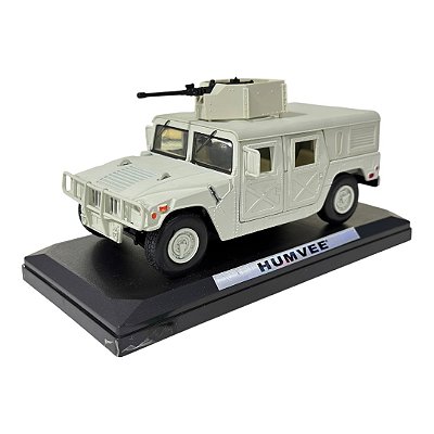Miniatura Humvee Militar Claro Motormax Metal 1:24