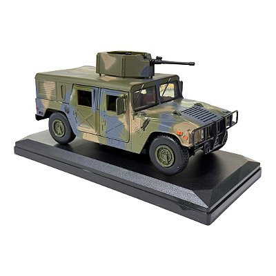 Miniatura Humvee Militar Camuflado Motormax Metal 1:24