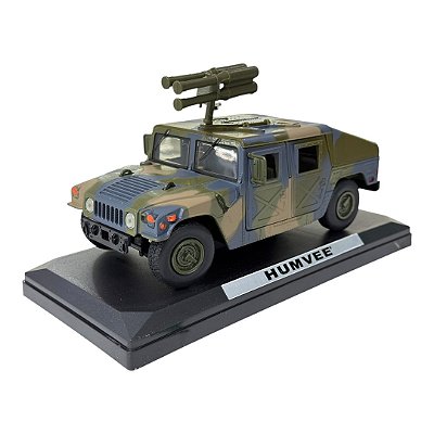 Miniatura Humvee Militar Camuflado II Motormax Metal 1:24