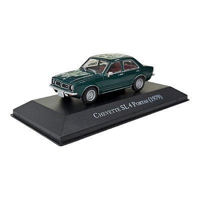 Miniatura Chevrolet Chevette Verde Série Ouro Edição 35 1:43