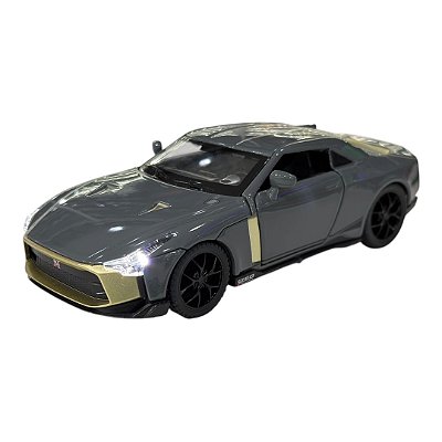 Miniatura Nissan GTR 50 Liga Luz e Som Metal 1:32