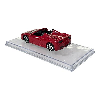 Miniatura Ferrari 458 Spider com Acrílico 1:43