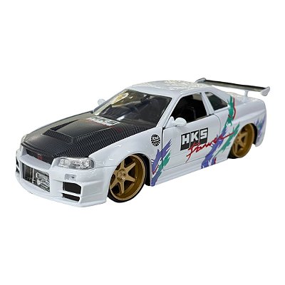 Miniatura Nissan Skyline GTR R34 JDM Jada 1:24