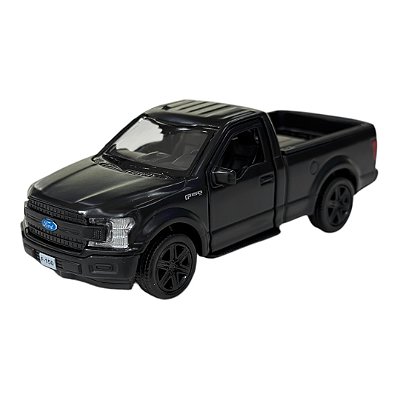 Miniatura Ford F150 Preto Fosco RMZ Metal 1:40