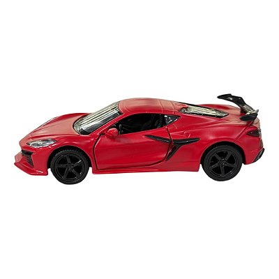 Miniatura Chevrolet Corvette Z06 Vermelho RMZ Metal 1:36