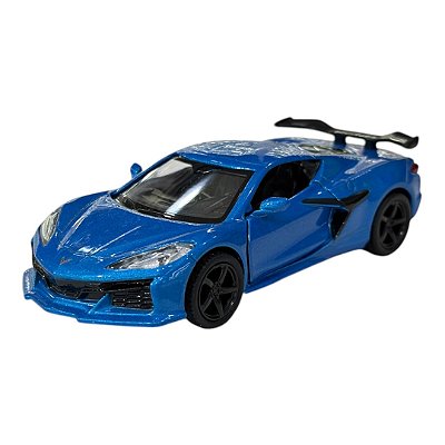 Miniatura Chevrolet Corvette Z06 Azul RMZ Metal 1:36