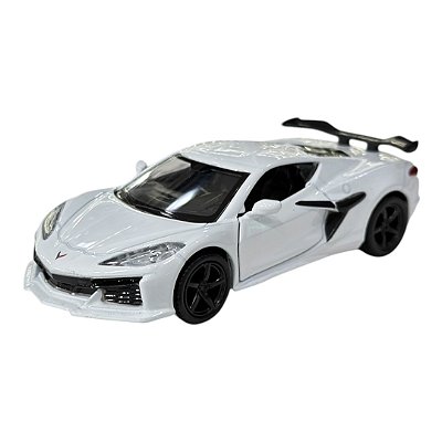 Miniatura Chevrolet Corvette Z06 Branco RMZ Metal 1:36