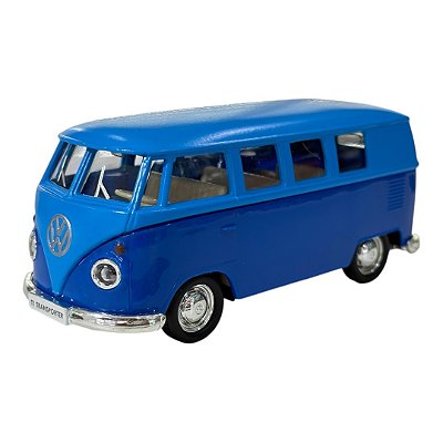 Miniatura Volkswagen Kombi Azul RMZ 1:32