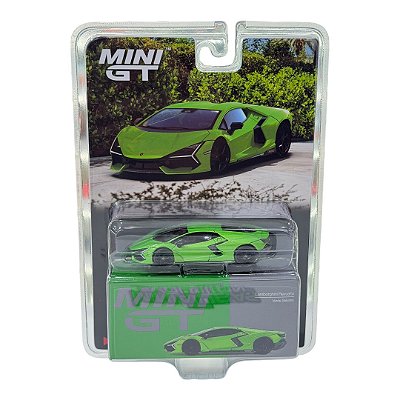 Miniatura MiniGT Lamborghini Revuelto Verde #789 1:64