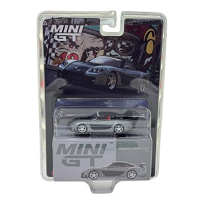 Miniatura MiniGT Mazda RX-7 VeilSide Fortune Grey #1057 1:64