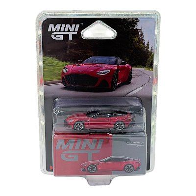 Miniatura MiniGT Aston Martin DBS Hyper Red #1065 1:64