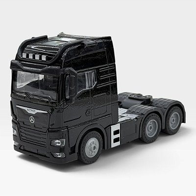 Miniatura Caminhão Mercedes Benz Preto 1:50