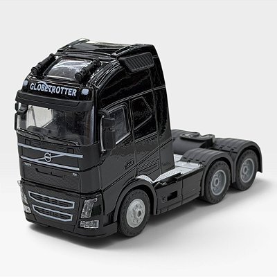 Miniatura Caminhão Volvo FH Preto 1:50
