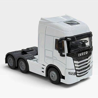 Miniatura Caminhão Iveco Branco 1:50