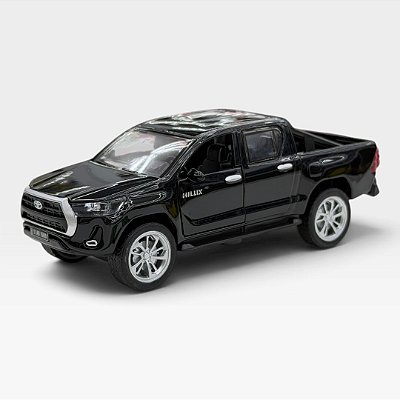 Miniatura Toyota Hilux Preto 1:36