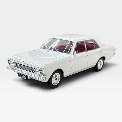 Miniatura Chevrolet Opala Luxo 1969 Branco Metal 1:24