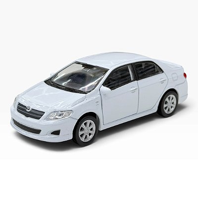 Miniatura Toyota Corolla Branco Welly 1:36