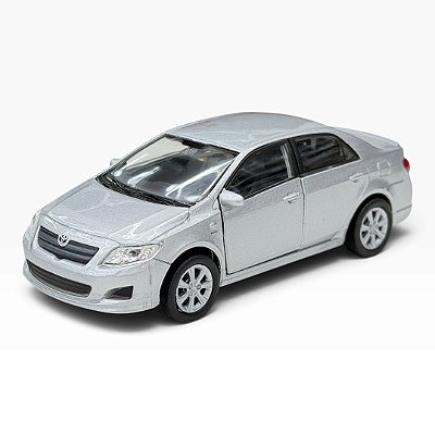 Miniatura Toyota Corolla Prata Welly 1:36