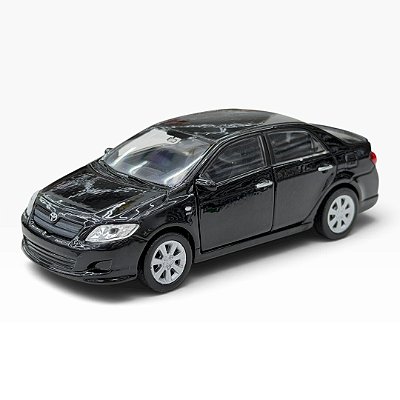 Miniatura Toyota Corolla Preto Welly 1:36