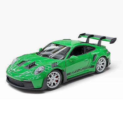 Miniatura Porsche 911 GT3 RS 992 Verde Metal 1:24