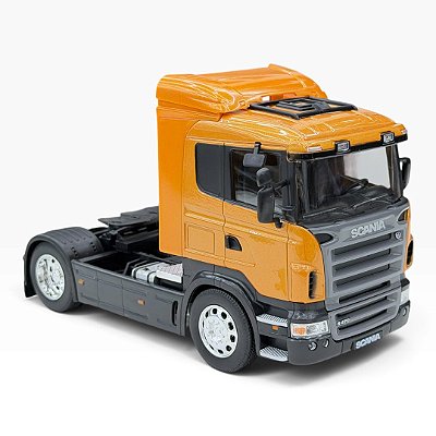 Miniatura Caminhão Scania R470 Toco Marron Metal 1:32